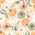 Watercolor Pumpkins & Gourds on Pale Light Orange {Watercolor Pumpkins & Gourds} Image