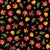 Autumn leaves pattern black - Autumn colors Image