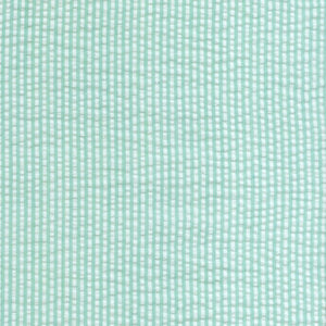 Aqua and White Pin Stripe Seersucker, Robert Kaufman Seersucker Collection Fabric, Raspberry Creek Fabrics