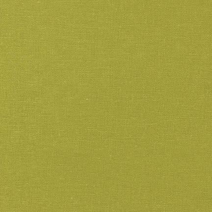 Pear Green Washable Yarn Dyed Rayon Linen, Brussels Washer Linen Collection By Robert Kaufman Fabric, Raspberry Creek Fabrics, watermarked, restored