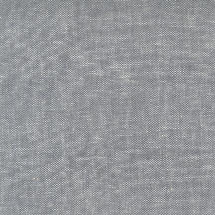 Grey Washable Yarn Dyed Rayon Linen, Brussels Washer Linen Collection By Robert Kaufman Fabric, Raspberry Creek Fabrics, watermarked, restored