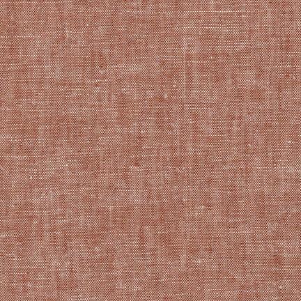 Redrock Rust Washable Yarn Dyed Rayon Linen, Brussels Washer Linen Collection By Robert Kaufman Fabric, Raspberry Creek Fabrics, watermarked, restored