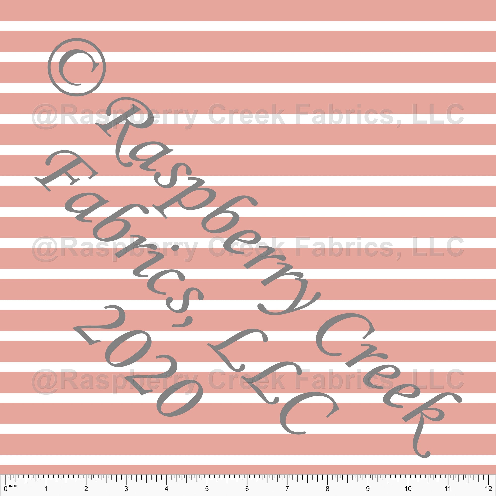Dusty Pink and White Stripe, Basics for CLUB Fabrics Fabric, Raspberry Creek Fabrics, watermarked