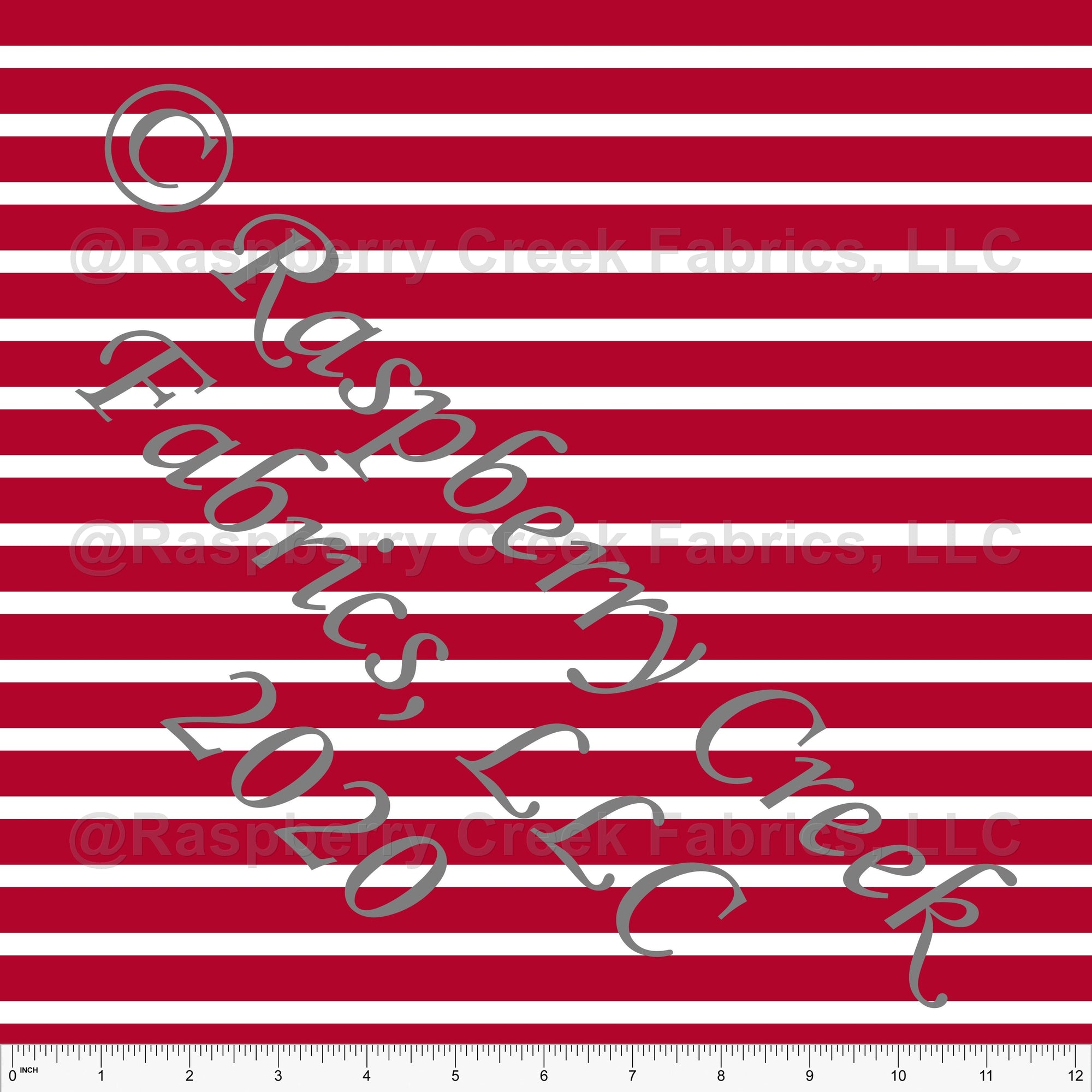 Red and White Stripe, Basics for CLUB Fabrics Fabric, Raspberry Creek Fabrics, watermarked