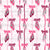 Pink Ballet Shoes hanging on ribbons, sweet pattern print by Annette Winter Image