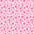 Pink scattered stars part of the Ballerina collection pattern print by Annette Winter Image
