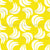 Gone Bananas - Abstract bananas, hand of bananas in geo pattern print by Annette Winter Image