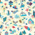 Beach Days - A day at the beach full of summer fun pattern print by Annette Winter Image