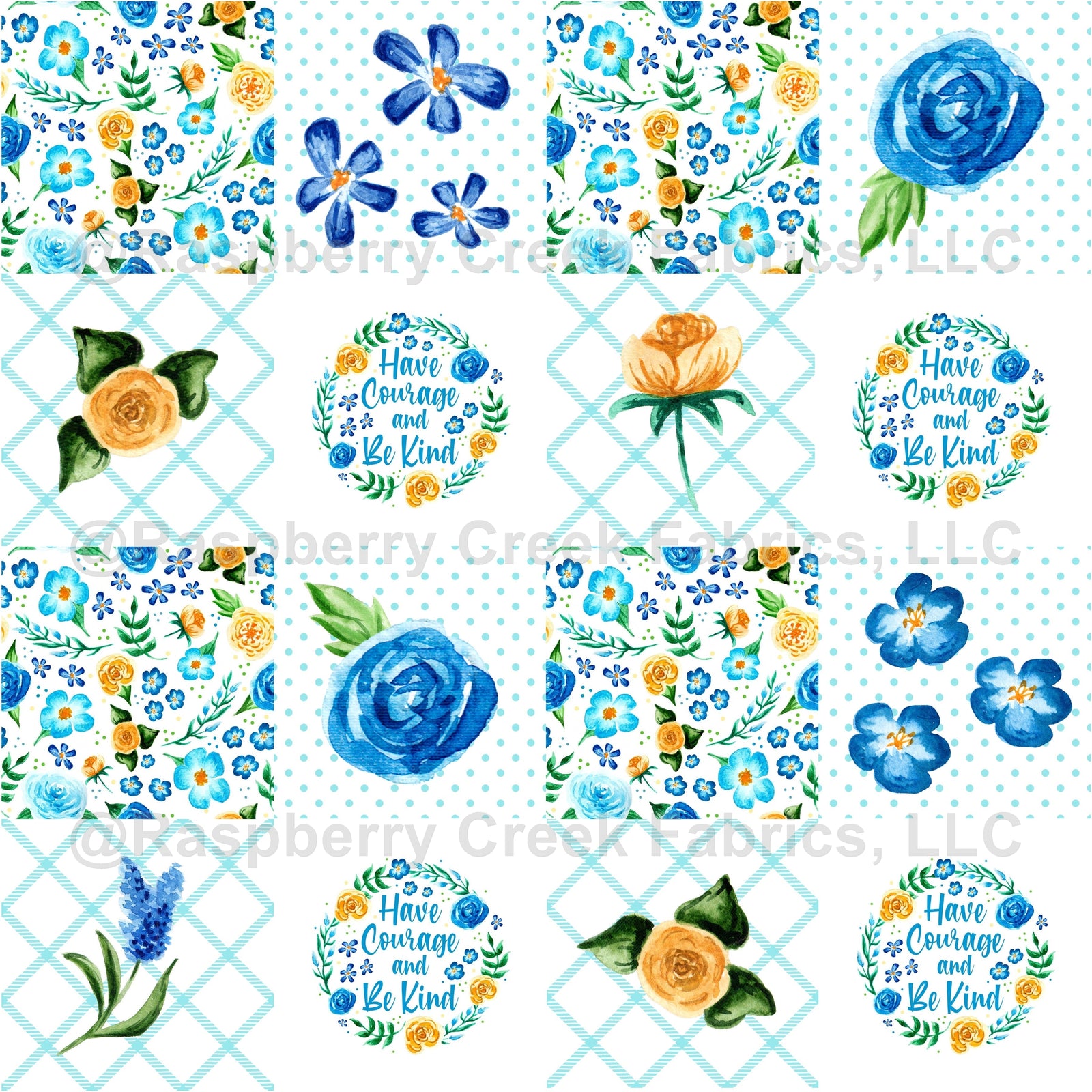 Have Courage and Be Kind Patchwork