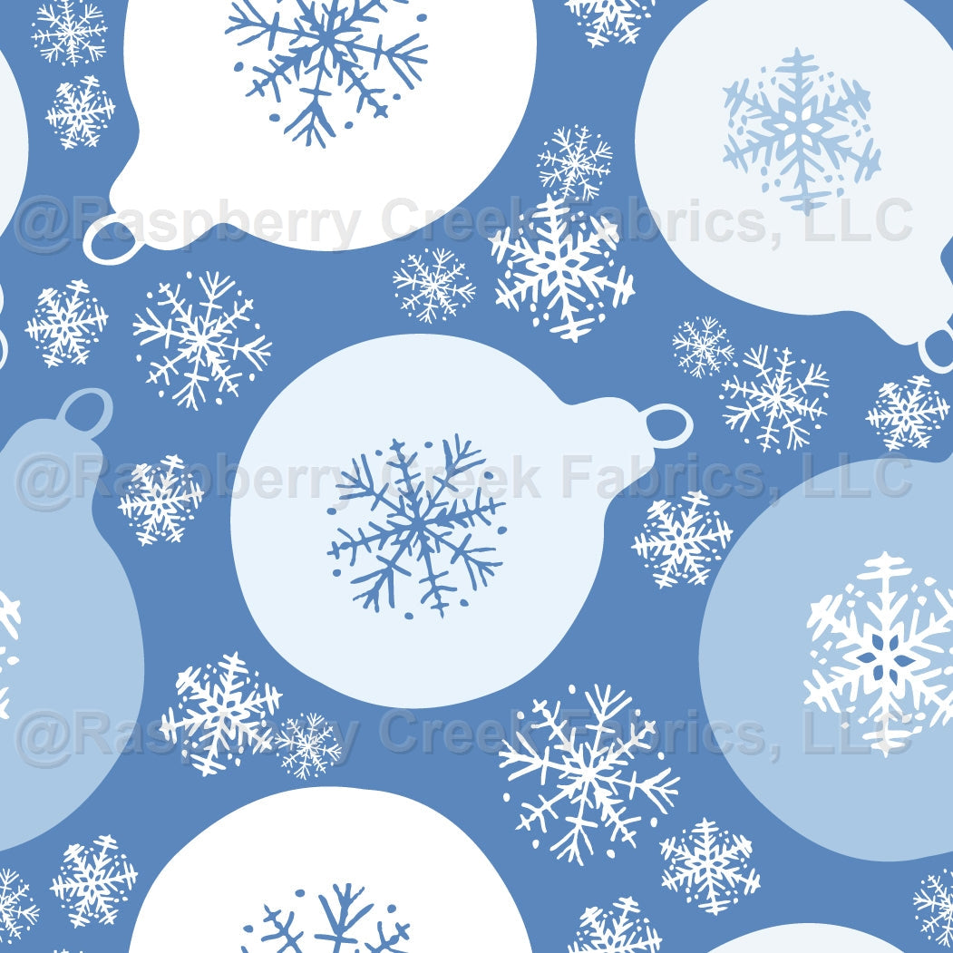 Snowflake Ornament Blue, Hello Snow Collection