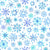 Blue Watercolor Snowflakes (Winter Snow 2022 Collection) Image