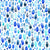 Shades of Blue Watercolor Paint Swatches as Polkadots (Winter Snow 2022 Collection) Image