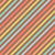 Multi Color Diagonal Thin Stripes on Brown {Rainbow Mid Century Modern Flowers} Image