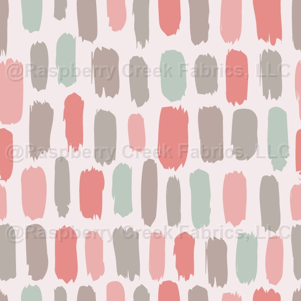 Vertical Brushed Strokes Blush Fabric, Raspberry Creek Fabrics, watermarked