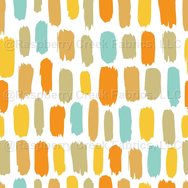 Vertical Brushed Strokes Sunshine Fabric, Raspberry Creek Fabrics, watermarked