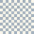 Cadet Blue and Off White Checkerboard {Watercolor Spring Animals} Image