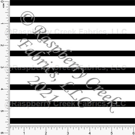 Black and White Stripe Print, Cotton Basics for Club Fabrics Fabric, Raspberry Creek Fabrics, watermarked