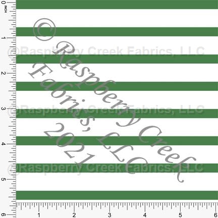 Green and White Stripe Print, Cotton Basics for Club Fabrics Fabric, Raspberry Creek Fabrics, watermarked