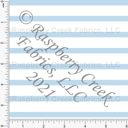 Light Blue and White Stripe Print, Cotton Basics for Club Fabrics Fabric, Raspberry Creek Fabrics, watermarked
