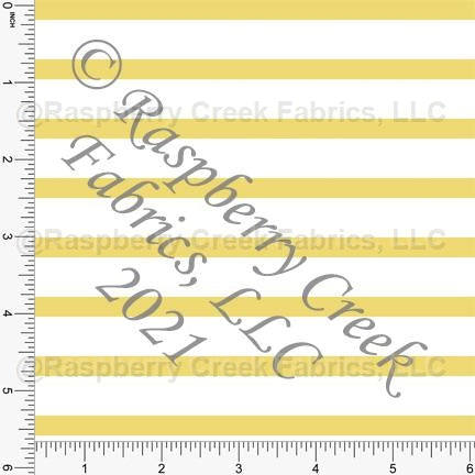 Yellow and White Stripe Print, Cotton Basics for Club Fabrics Fabric, Raspberry Creek Fabrics, watermarked
