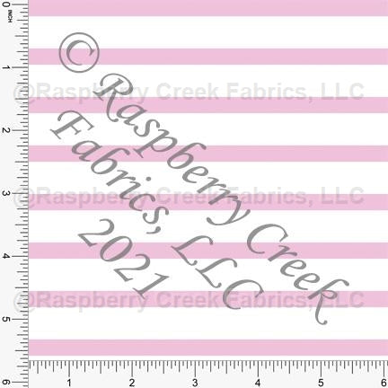 Pink and White Stripe Print, Cotton Basics for Club Fabrics Fabric, Raspberry Creek Fabrics, watermarked