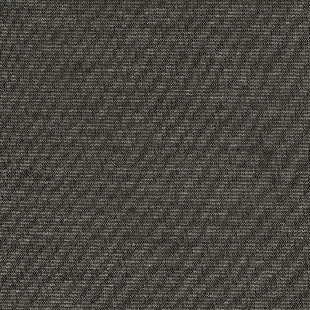 Two Tone Charcoal Grey Ponte De Roma Knit Fabric