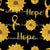 Childhood Cancer Awareness Sunflowers on Transparent Background Image