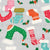 Christmas Cute Stockings Grey Image