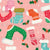 Christmas Cute Stockings Pink Image