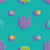 Fishes and Corals on a green water background Image