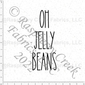 Black and White Textured Oh Jelly Beans Panel, Cottage Core by Bri Powell for CLUB Fabrics Fabric, Raspberry Creek Fabrics, watermarked