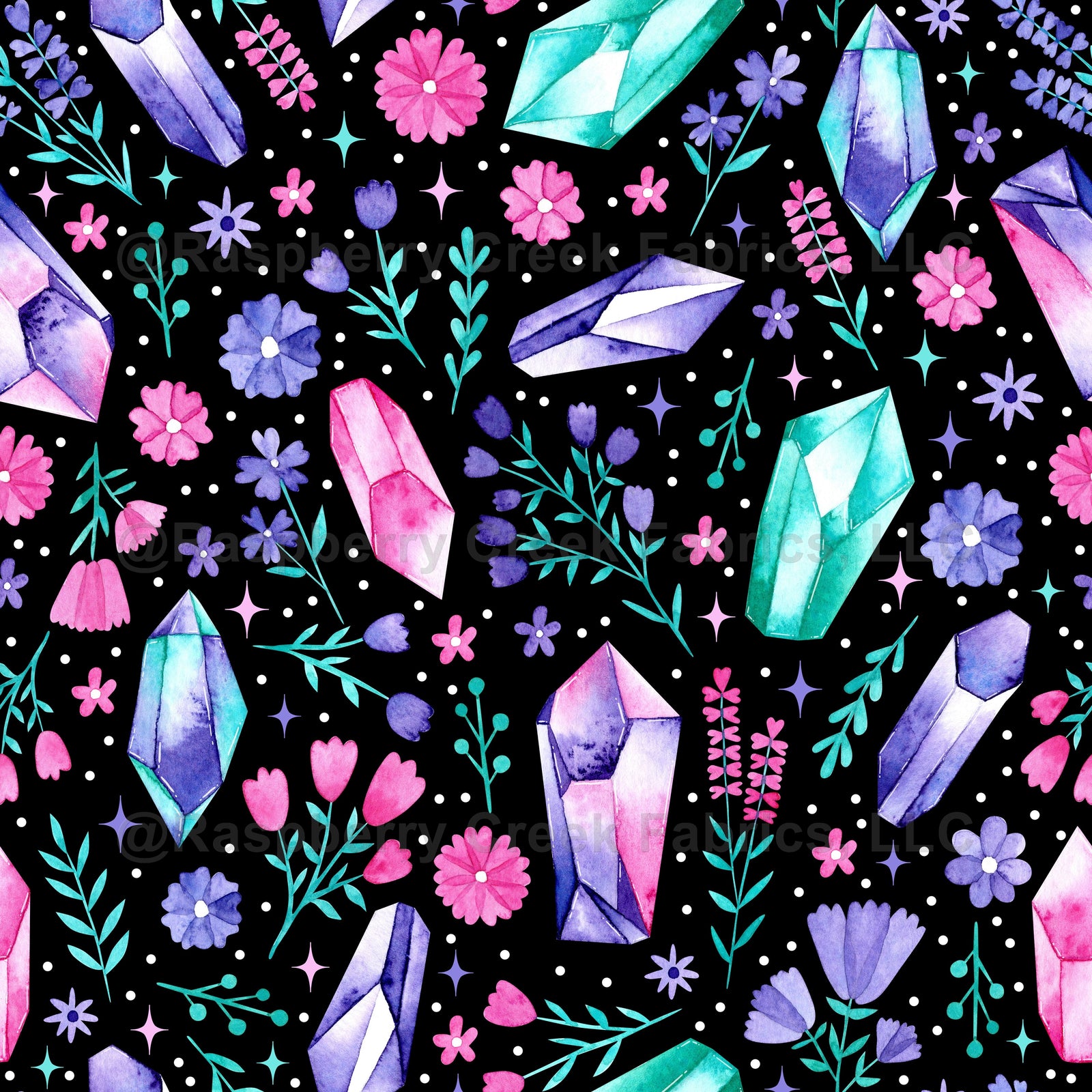 Crystals and Flowers