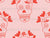 Floral Skulls (Day of Dead) Red Pink Image