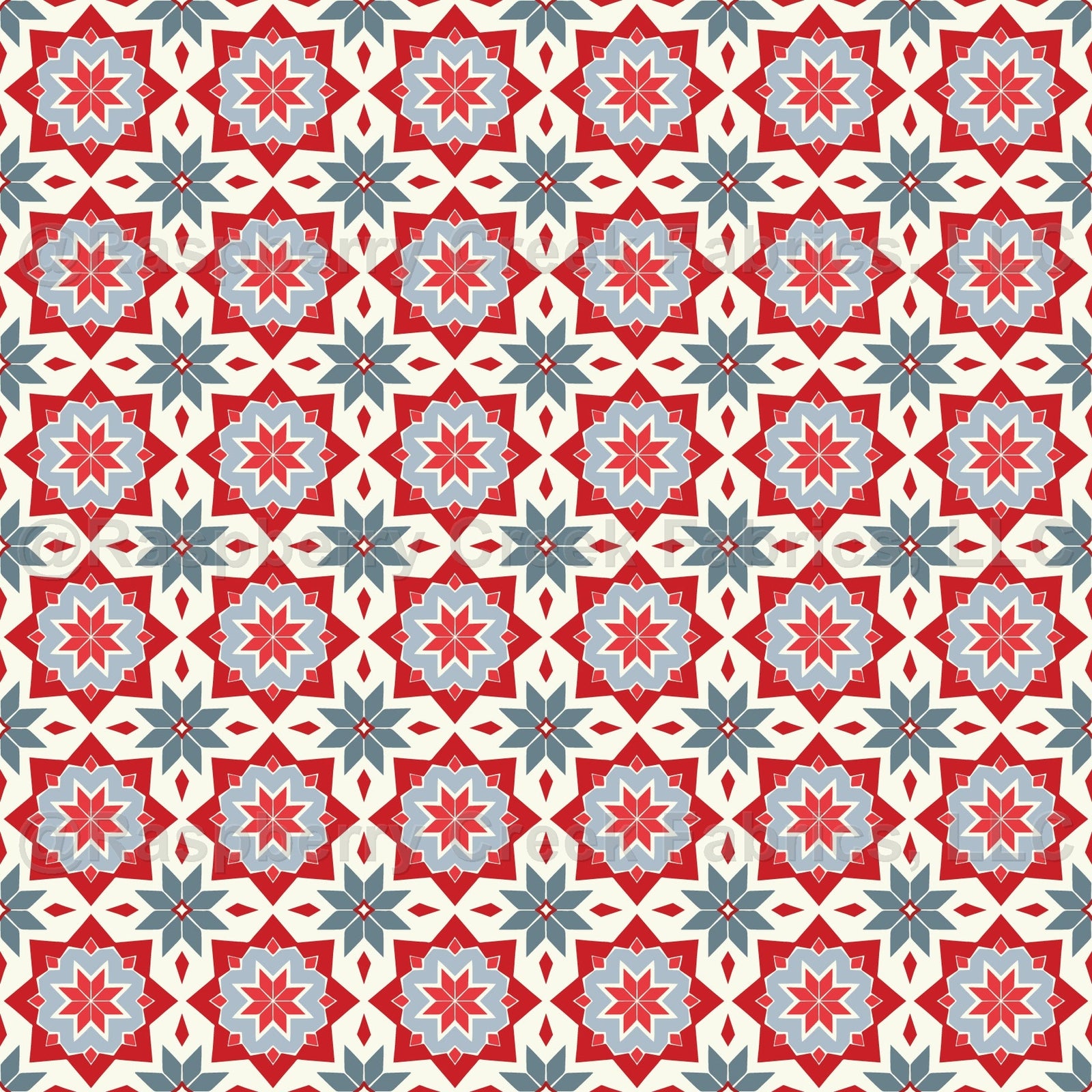 Traditional Scandinavian Christmas Stars in Grey, White and Red