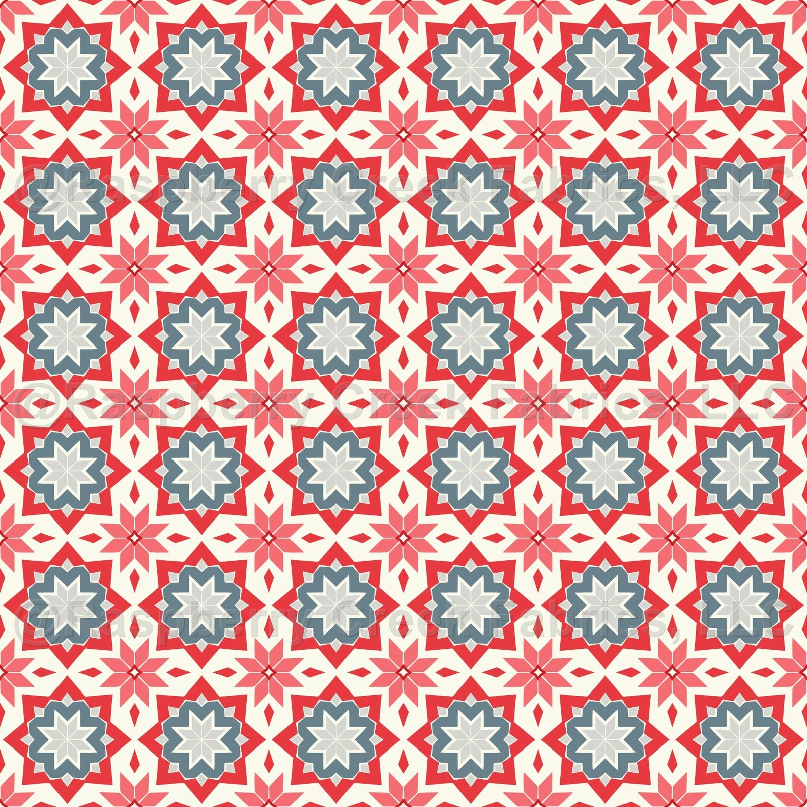 Traditional Scandinavian Christmas Stars in Grey, White and Red