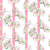 Pink Wildflowers on Pink Stripes Image