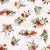 Watercolor Christmas Flowers on Red Polka Dots Image
