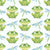 Friendly Frogs and Dragonflies on White Image