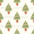 Jolly Christmas Collection Holiday Trees on Ivory Image
