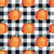Pumpkins on Black and White Farmhouse Buffalo Plaid Image