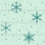 Snowflakes on mint Image