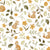 Woodland Foxes and Botanicals | White Image