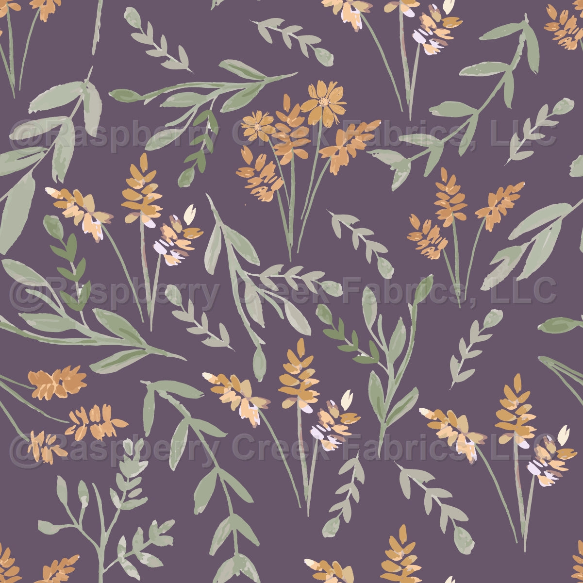 Wildflower on purple