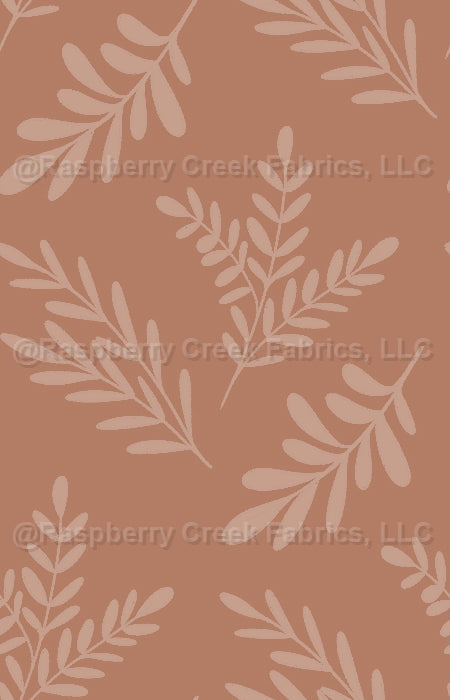 Fun Guy Fern Mauve Fabric, Raspberry Creek Fabrics, watermarked
