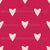 Geometry in Love - pink on red - smaller scale - Geometry in Love Image