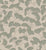 Prehistoric Gingko leaves // Muted Grey-Green on Warm Grey // Image