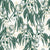 Eucalyptus leaves and flowering gum blossoms, monotone pattern print by Annette Winter Image