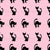 HALLOWEEN COLLECTION Black Cats on Pink Image