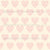 Pink Hearts on Ivory {Pastel Shapes} Image