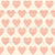 Red Hearts on Ivory {Pastel Shapes} Image